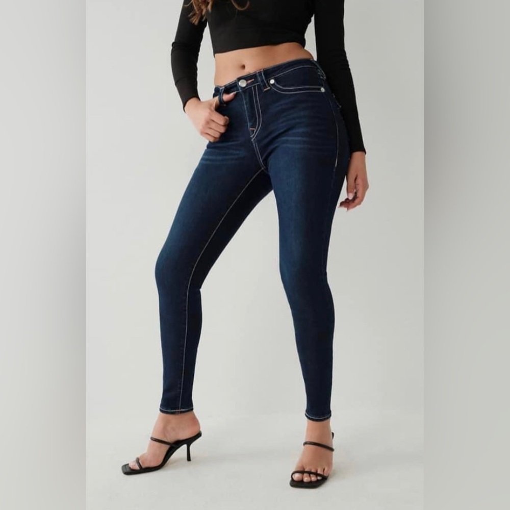 True Religion Jennie Curvy Mid-rise skinny jeans